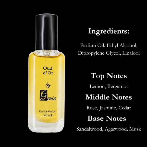 Oud d'Or by Genie - Ingredients