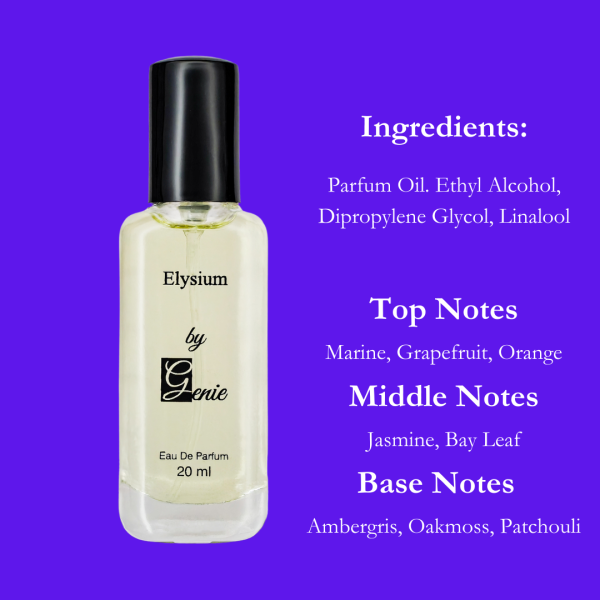 Elysium by Genie - Ingredients